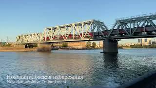 Велопрогулка по Москве. По набережной едем в центр города а потом в Москву-Сити