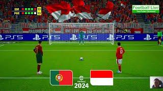 eFootball 2024  INDONESIA vs PORTUGAL  Penalty Shootout  Ronaldo vs Indonesia