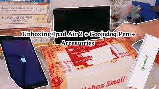 UNBOXING Ipad Air 2 + Goojodoq Pen + Accessories from JM  Gadgetgenics  Yours Truly Angel