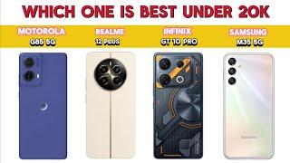 Samsung M35 VS Motorola G85 VS Infinix GT 10 Pro VS Realme 12 Plus  Which One Is Best 