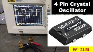 {1148} SG-615 Crystal oscillator test