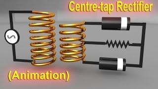 Full wave center tapped rectifier working