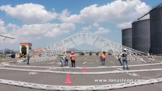 CARPA GIGANTE PARA EVENTOS - 20X40X3 GRUPO MODELO