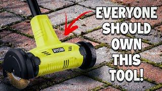 New Ryobi Wire Brush Patio Cleaner Tool is the reason why SO MANY are investing in Ryobi Tools