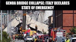 Genoa bridge collapse Italy declares state of emergency