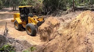 Corte de barranco para fazer um porto p1