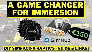 Add VIBRATIONS To Your Sim Racing Rig For GREAT Immersion - A Step-by-Step Guide
