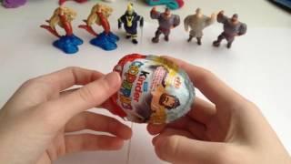 Распаковка киндеров  Три богатыря и морской царь  Kinder surprise eggs opening