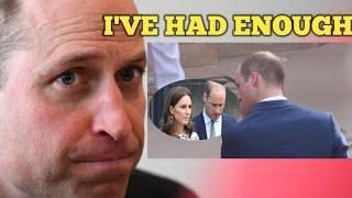 Prince William out of frustration escapes from UK abandoning his sick wife Kate and King Charles