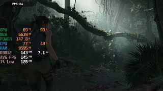 Shadow of the Tomb Raider - Ryzen 5 5600x + RTX 4060 Ti - 1080p Max Settings - Benchmark Fps Test