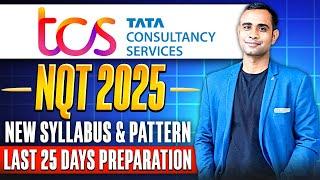 TCS NQT OnCampus & OffCampus New Syllabus & 25 days Preparation Strategy