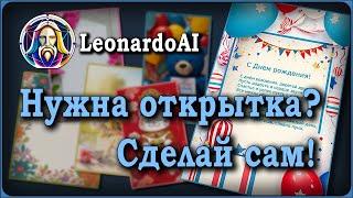 Больше не нужно искать открытки  Leonardo AI  Бесплатный ИИ в помощь #antinoice