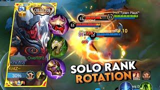 KHUFRA BEST ROTATION IN SOLO RANK  KHUFRA GAMEPLAY BEST BUILD 2024  MLBB