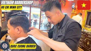 ASMR -Get your hair cut & styled at a Vietnamese barbershop with a handsome and likable barber