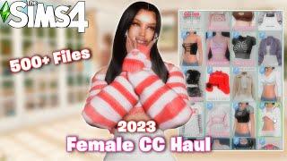 500+ FEMALE CC FINDS  Urban Female CC Haul  The Sims 4