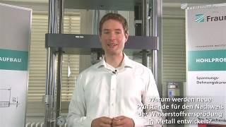 Neue Prüfstände zur Wasserstoffversprödung in Metallen - Dr. Ken Wackermann Fraunhofer IWM