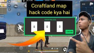 FreeFire  Me 2vs2 Craftland Map Ka  Hedshot Hack Code Kya hai ⁉️ craftland hack code️ craftland ️