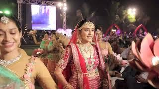 Radha Krishna Theme Varmala Entry of Dhairya and Namrata