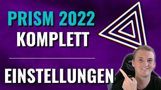 PRISM Live Studio Komplettkurs 2022 German #01 Stream Einstellungen