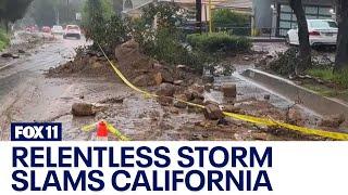 Relentless storm continues to slam Southern California