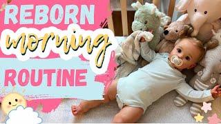 REBORN Morning ROUTINE ️  with Baby Pippa  Dressing & Feeding #reborn #reborns #rebornroutine