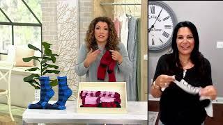 AnyBody Cozy Socks Set of Two on QVC