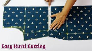 KurtiSuit Cutting and Stitching Step by StepEasy Kurti Cutting for Beginners with Very Useful Tips