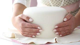 HOW TO COVER A CAKE WITH MARZIPAN BASIC RECIPE EP13