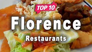 Top 10 Restaurants in Florence  Italy - English
