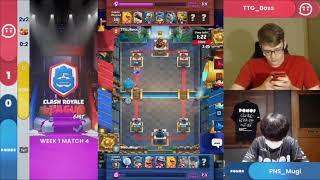 BOSS vs MUGI - 2020 Clash Royale League - MATCH 1