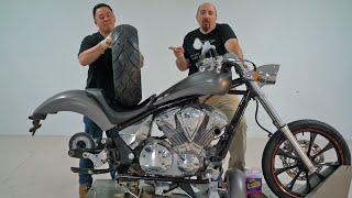 Clymer Shows You - How to Remove the Wheels on a Honda Fury to Change Tires