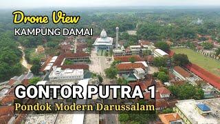 Drone View  Suasana KAMPUNG DAMAI   Gontor Putra 1 Pondok Modern Darussalam  Ponorogo - Jawa Timur