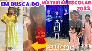 COMPRANDO MATERIAL ESCOLAR - CAIU + UM DENTE E FESTAS