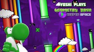 Yoshi plays - GEOMETRY DASH Deeper Space 