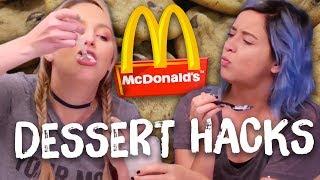 McDonald’s DESSERT HACKS Cheat Day