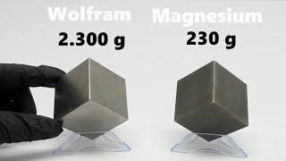 Wolfram vs Magnesium - eines der DICHTESTEN Metalle überhaupt  𝟰𝗞  JJChemistry