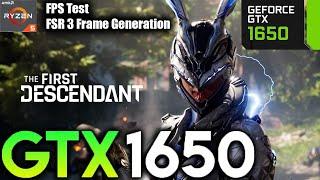 The First Descendant GTX 1650 FPS Test Unreal Engine 5 Game