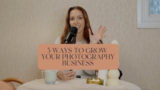 5 Ways To Grow Your Photography Business In 2023  Oh Shoot Podcast with Cassidy Lynne