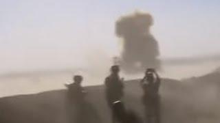 ISIS Suicide Bomber Taken Out by Missile CAUGHT ON TAPE