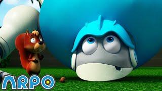 Up is the New Down  Baby Daniel and ARPO The Robot  Funny Cartoons for Kids