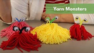 Yarn Monsters  STEMSTEAM for Kids