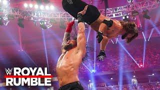 Roman Reigns vs. Randy Orton vs. AJ Styles vs. LA Knight Royal Rumble 2024 highlights