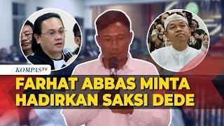 Sidang PK Saka Tatal Farhat Abbas dan Hakim Meminta Dedi Mulyadi Hadirkan Saksi Dede