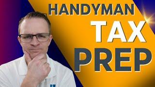 Handyman expense tracking  What can a handyman deduct? Pay less handyman business taxes