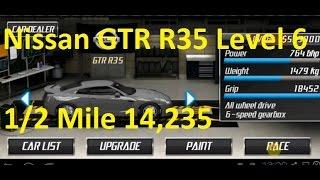 Drag Racing Nissan GT-R R35 Level 6 Tune 14235 12 Mile