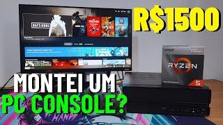 MONTEI UM MINI PC DE R$1500 E TRANSFORMEI EM UM CONSOLE? TESTE EM JOGOS E CONSUMO