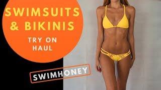 Thong Bikinis & swimsuits 2018 Swimhoney Try on haul