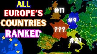 Europe Unveiled Ranking ALL European Countries From Worst to Best