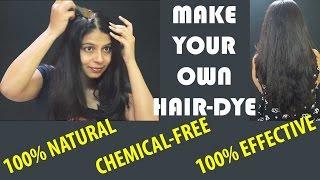 DIY NATURAL COFFEE  HAIR DYE  GET RID OF GREY HAIR PERMANENTLY