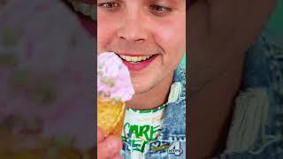 WOULD YOU TRY THIS ICE CREAM?  Watch My Hilarious Reaction to This Wacky Treat #shorts #funny